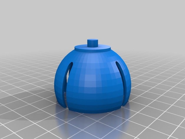 casterball littlebits la robotique l'adaptateur lego technic 3D print model - Mito3D