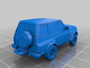 nissan patrol chaveiro 3d print model - Mito3D