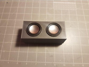 mini haut-parleur de la boîte musique L'impression 3d bluetooth haut-parleurs 3d print model - Mito3D