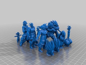 dragon ball z La stampa 3d 3d print model - Mito3D