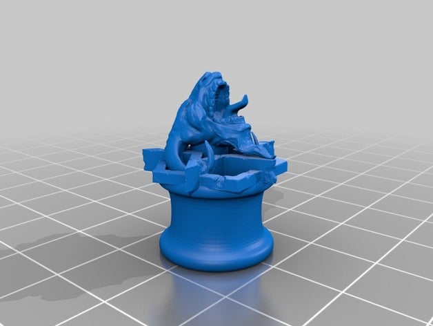 baphomet-Ohr-Messgeräte Ohrringe baphomet Ohrring Ziege Kopf che plug tragbar 3D print model - Mito3D