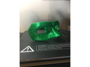 green lantern mask thicker 3d printing 3d print model - Mito3D