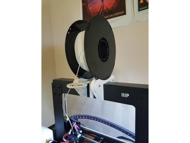 filament Halter maker wählen Sie v2 wanhao duplicator i3 3d Drucker Zubehör filament-Halter spool holder 3D print model - Mito3D