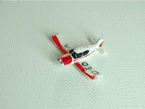 jodel robin dr400 dr500 vehicles aircraft airplane airport aviation general keychain model navigation dr 400 3d print model - Mito3D