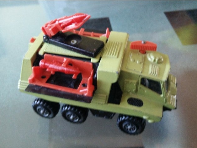 matchbox k-111 missile launcher replacement toy & game accessories part rocket parts 3D print model - Mito3D