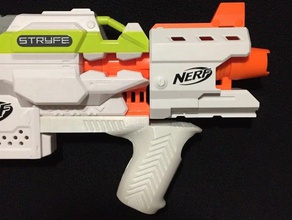 nerf stryfe foregrip juegos y juguetes arma de fuego 3d print model - Mito3D