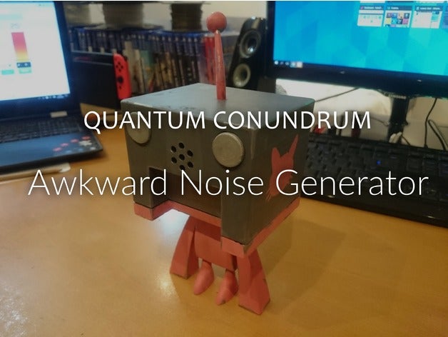 quantum conundrum torpe generador de ruido La impresión en 3d coleccionables figura el robot juguete 3D print model - Mito3D