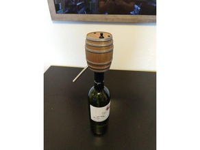barrel wine dispenser kitchen & dining aerator 3d print model - Mito3D