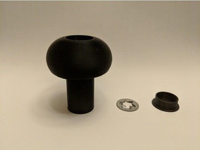 ariens snowblower knob replacement parts functional 3d print model - Mito3D