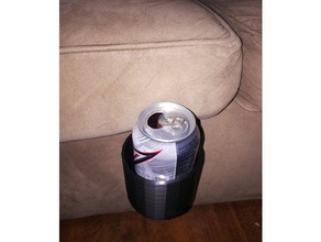 couch can holder household baseball basketball beer coaster coke cup drink football mountain dew nascar nfl pepsi pop soccer soda sports wrestling wwe 3d print model - Mito3D