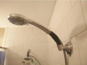 shower head 35 angle bathroom 3d print model - Mito3D