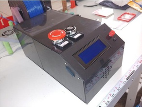marmo over-engineered 3d printer control box - tevo parts 3d print model - Mito3D