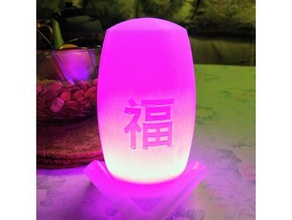 lâmpada do ano novo chinês diy cny led 3d print model - Mito3D
