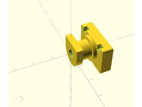 bowden adapter fuer tevo titan extruder 3d printer parts 3d print model - Mito3D