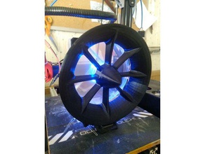 İstasyon elektronik lehim 120mm fan monte yüksek stil duman çıkarıcı Dağı lehimleme istasyonu 3d print model - Mito3D