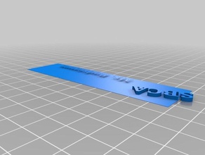 sbca example bookmark 3d printing 3d print model - Mito3D