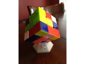 rubik's cube stand toys & games 3d print model - Mito3D