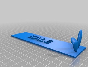 kaleigh bookmark 3d printing 3d print model - Mito3D