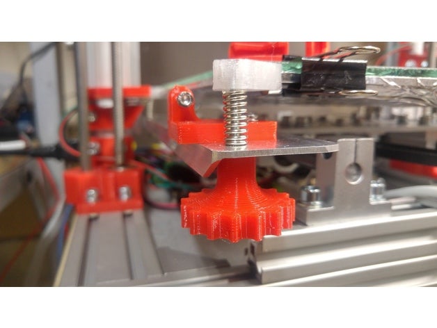 large 35mm leveling adjuster knob 3d printer parts bed adjustment 3D print model - Mito3D