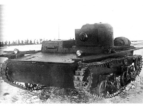t-38 veículos militar rússia soviética tanque arma ww2 a segunda guerra mundial 3d print model - Mito3D