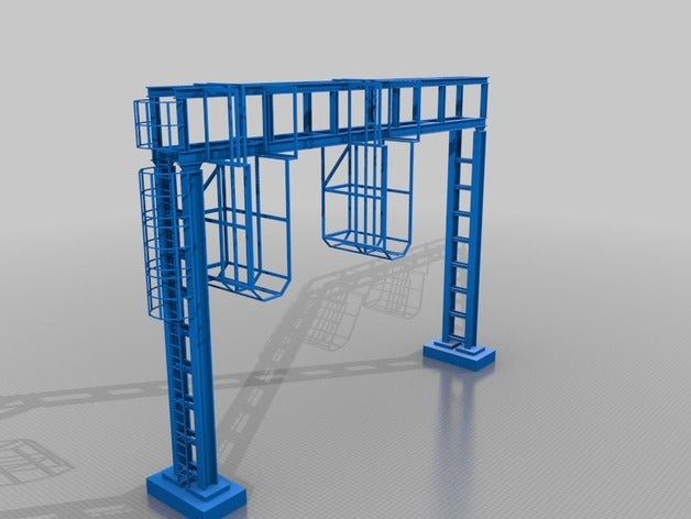 signalbr cke sbb signalbridge r c vehicles 3D print model - Mito3D
