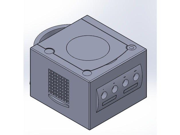 nintendo gamecube replica props 3D print model - Mito3D