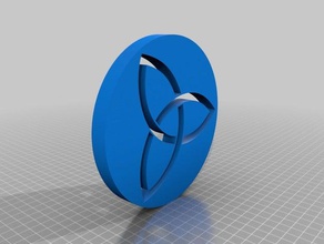 triquetra art nodo celtico trinity knot 3d print model - Mito3D