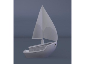 3dbenchy velero La impresión en 3d benchy el barco de vela 3d print model - Mito3D