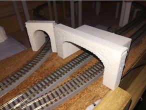 tunnelportal mit abdeckung Abdeckung z-gauge Gebäude & Strukturen 3d print model - Mito3D