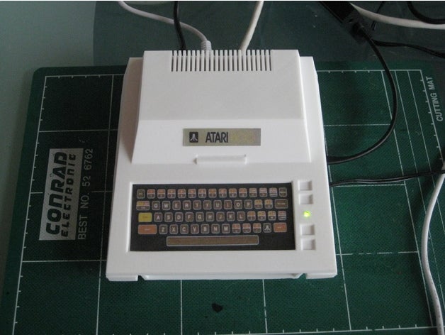 atari 400 case raspberry pi 2 model b electronics 3D print model - Mito3D