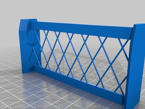valla de la pared las estructuras edificios 3d print model - Mito3D