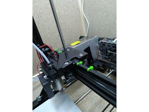 flsun i3 upgrade 2020 3d printer parts x-carriage 3d print model - Mito3D