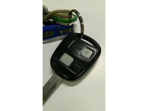 toyota yaris key button lock unlock parts buttons 3d print model - Mito3D