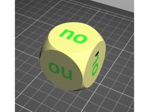 no dice games multi-material 3d print model - Mito3D