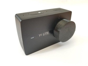 yi lite de la cámara tapa del objetivo lente cubierta xiaomi 3d print model - Mito3D
