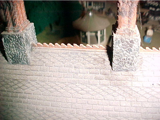 scaleprint ridge azulejos de la colección parte 1 00 ho escala las estructuras edificios trenes 3D print model - Mito3D