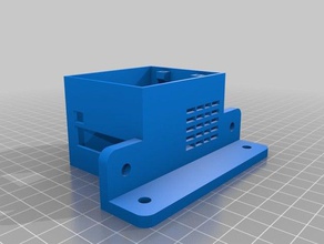 heat bed mosfet box 2020 mounting 3d printer accessories mount heatbed 3d print model - Mito3D