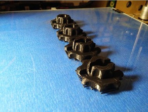 wingnut bed dial knobs 3d printer accessories anet knob screw prusa 3d print model - Mito3D