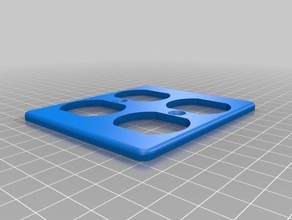 low profile double outlet box electronics 3d print model - Mito3D