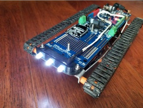 dfrobotshop barre d'éclairage led la robotique dfrobot rover 3d print model - Mito3D
