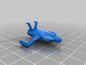 andarilho nave espacial em miniatura jogos tinkercad 3d print model - Mito3D