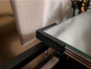 tronxy x5s glass bed corner clip 3d printer parts 3d print model - Mito3D