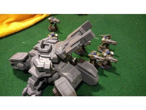 tanque de asedio 28mm ud4 4 juegos y juguetes starcraft 2 3d print model - Mito3D