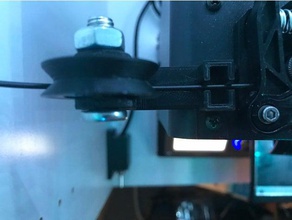 monoprice mini 608 bearing holder upward filament load cleaner 3d printer parts 3d print model - Mito3D