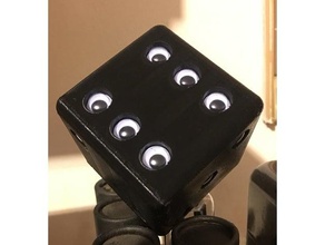 derpy dice tm lovable love silently judge you eye fun googly eyes judging 3d print model - Mito3D