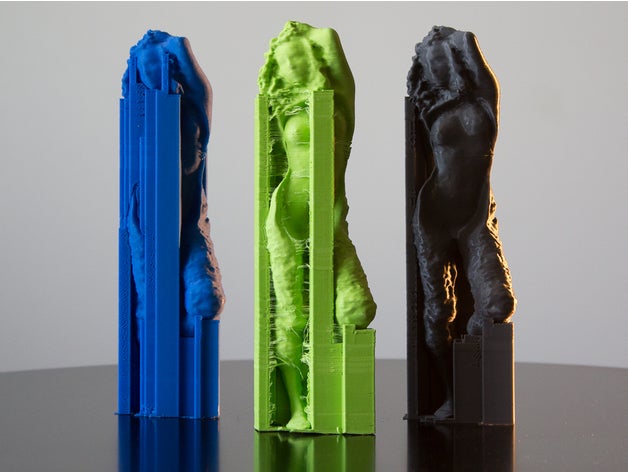 three sisters sculptures 3d scan girl nude sculpture 3D print model - Mito3D