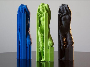 three sisters sculptures 3d scan girl nude sculpture 3d print model - Mito3D