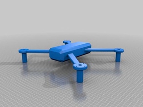 Imprimée en 3d drone corps L'impression les drones 3d print model - Mito3D
