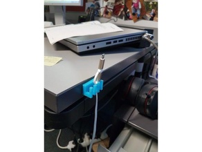 Kabel-Halter office Kabel Halter 3d print model - Mito3D