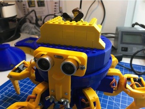 lego cap vorpal hexapod in der Robotik 3d print model - Mito3D